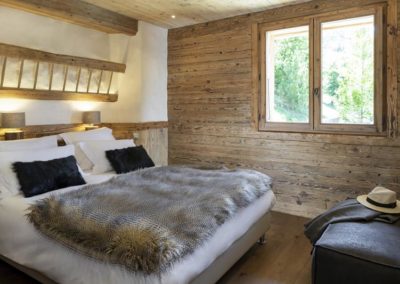 Chambre location chalet luxe grand bornand