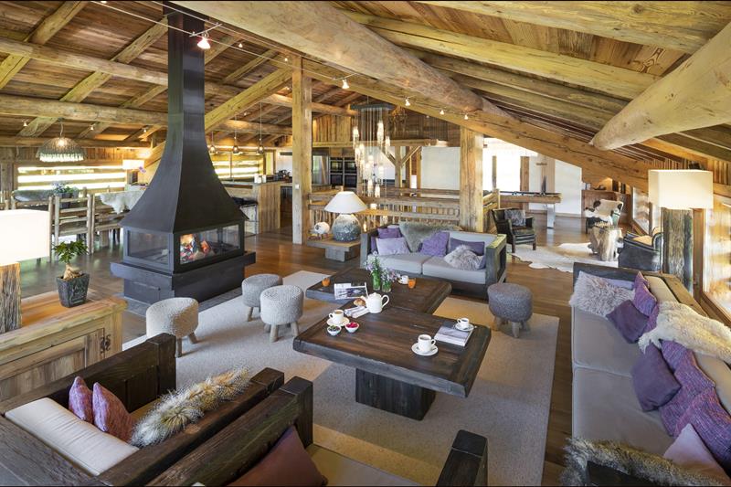 Piece vie grand location chalet luxe grand bornand